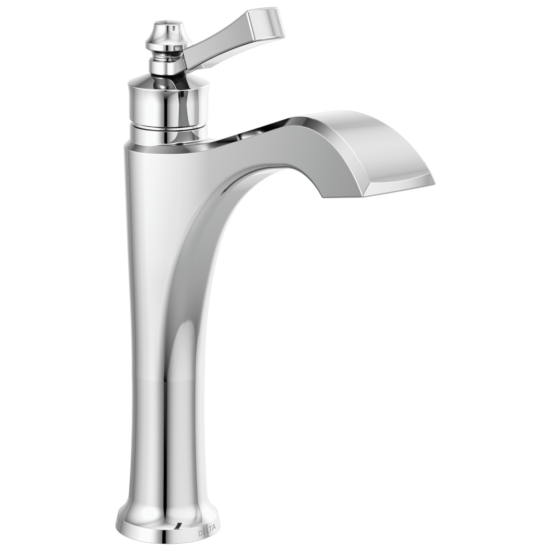 Single Handle Mid-Height Vessel Bathroom Faucet in Chrome — image 1