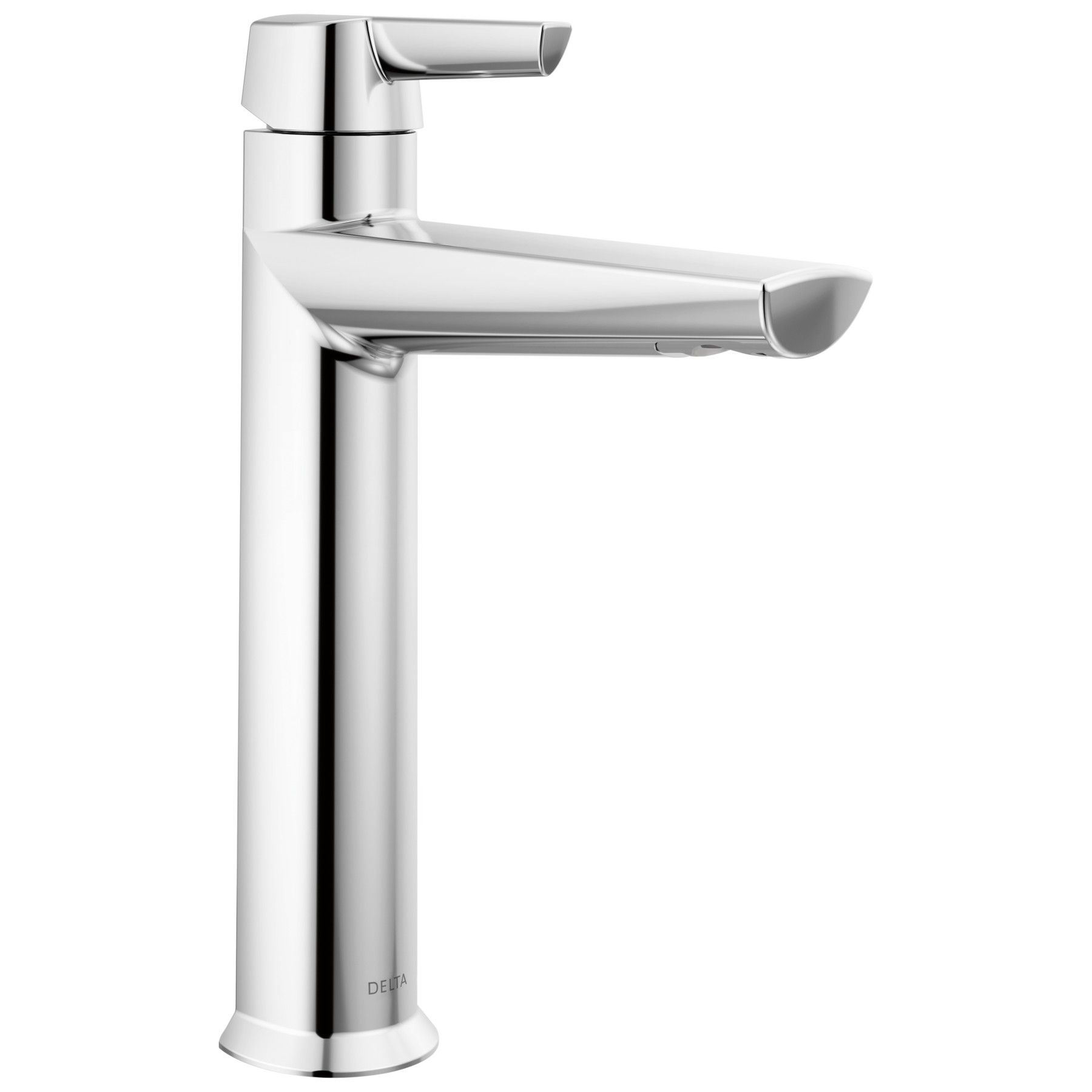 Single Handle Mid-Height Bathroom Faucet in Lumicoat® Chrome