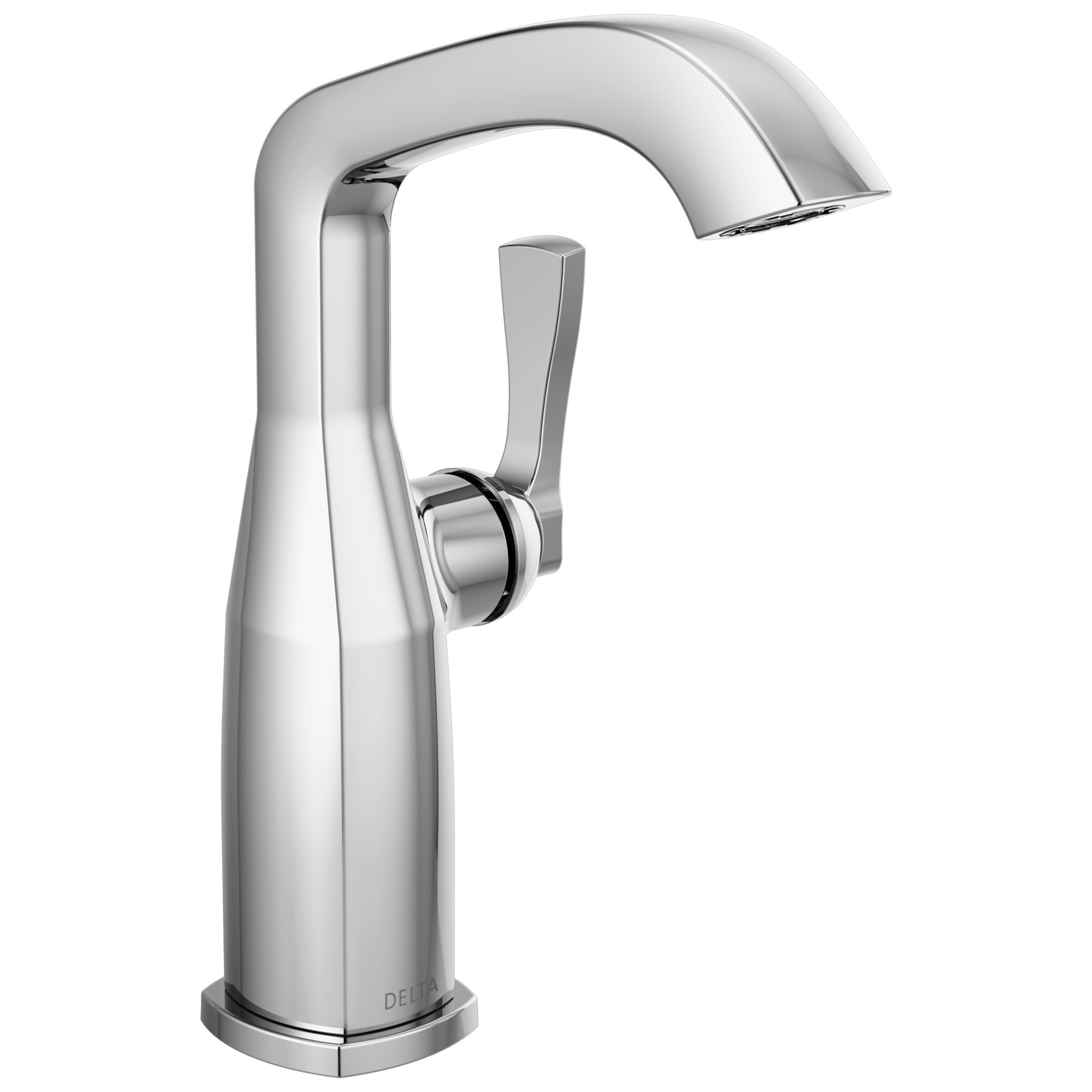 Single Handle Mid-Height Bathroom Faucet in Lumicoat® Chrome