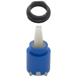 Single Handle Mid-Height Vessel Bathroom in Lumicoat® Chrome — thumbnail 3