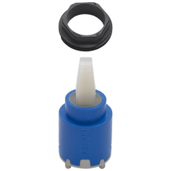 Single Handle Mid-Height Vessel Bathroom in Lumicoat® Chrome — thumbnail 3