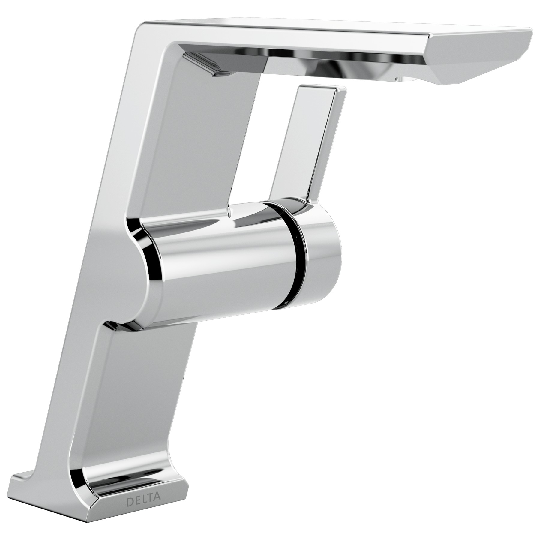 Single Handle Mid-Height Vessel Bathroom Faucet in Chrome — image 1