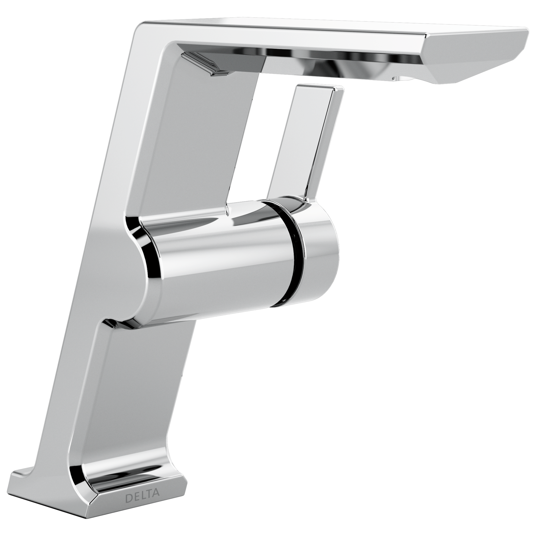 Single Handle Mid-Height Vessel Bathroom Faucet in Chrome