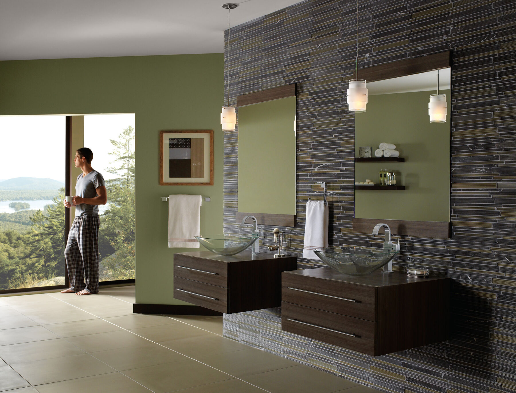 Single Handle Vessel Bathroom Faucet in Chrome 753LF — thumbnail 3