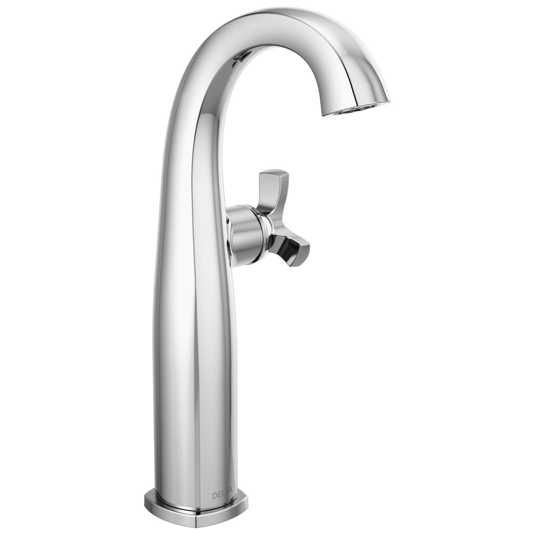 Single Handle Vessel Bathroom Faucet in Lumicoat® Chrome