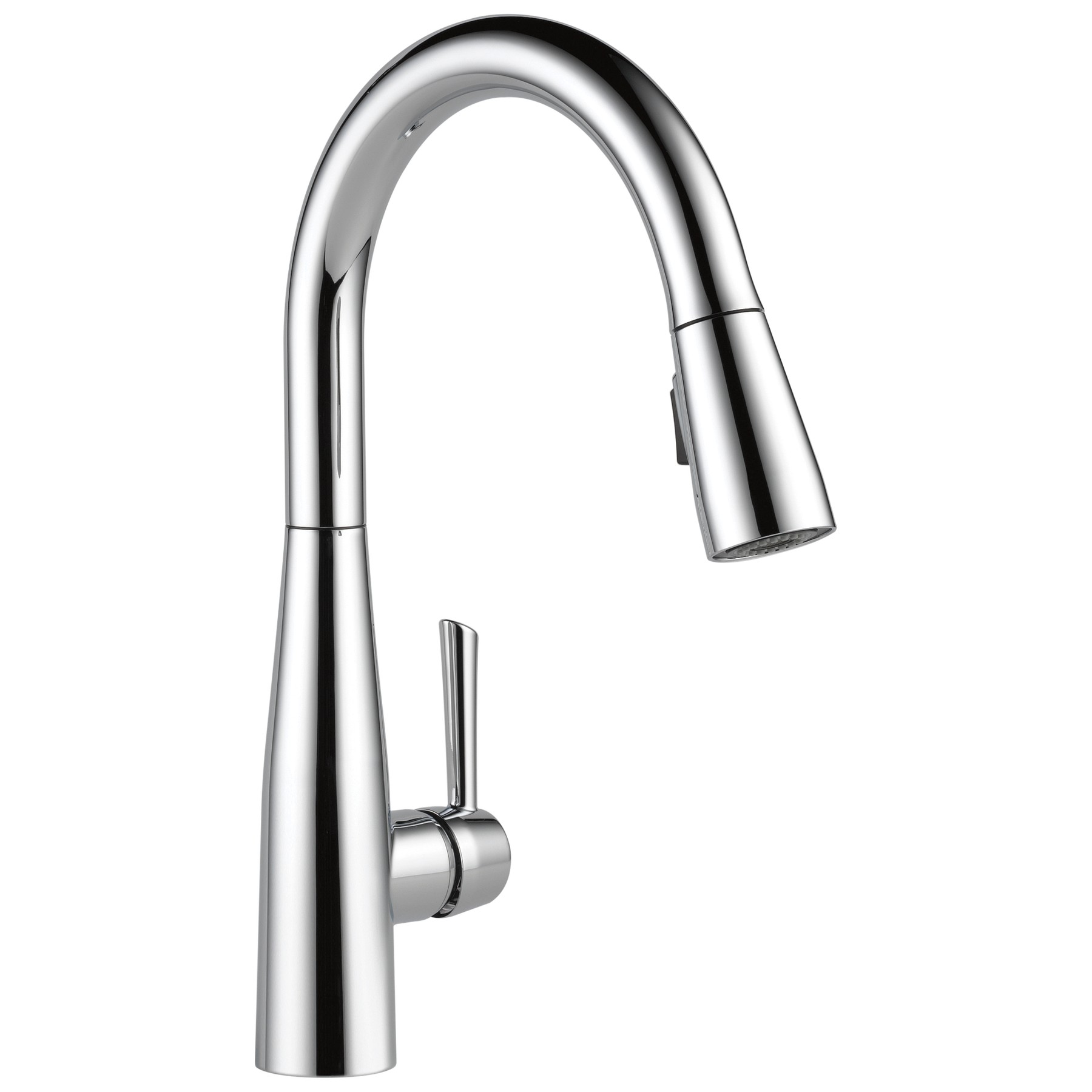 Single Handle Pull-Down Kitchen Faucet in Chrome