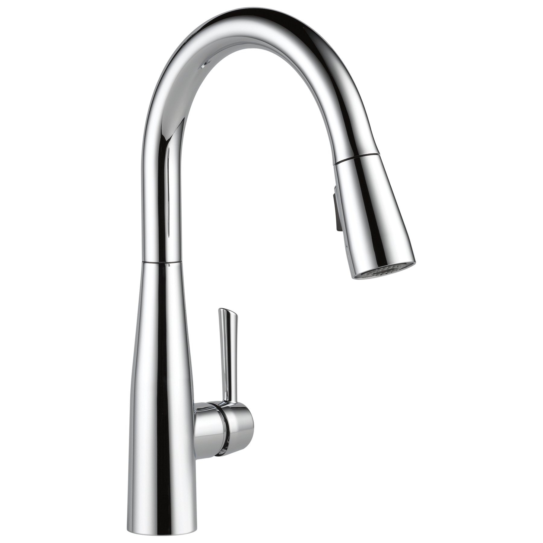 Single Handle Pull-Down Kitchen Faucet in Chrome — thumbnail 3