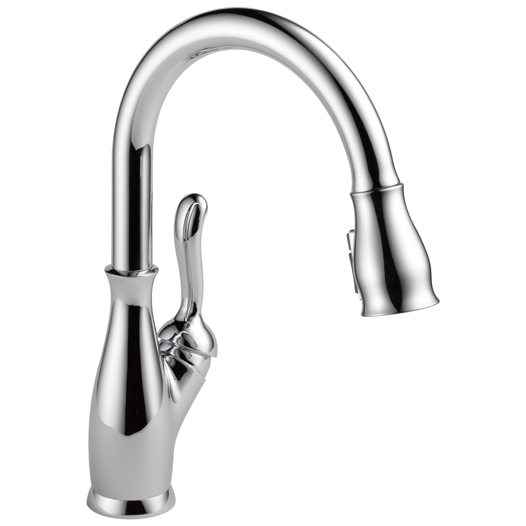 Single Handle Pull-Down Kitchen Faucet with ShieldSpray® Technology in Chrome — image 1