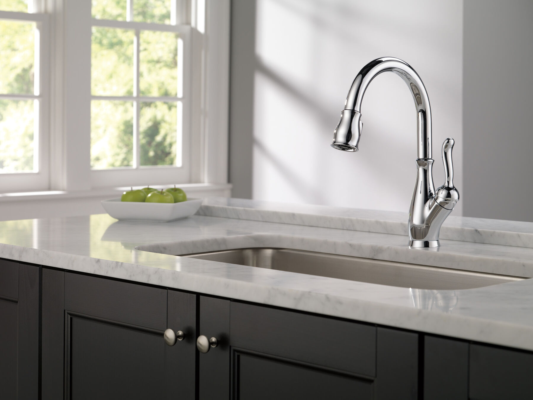Single Handle Pull-Down Kitchen Faucet with ShieldSpray® Technology in Chrome — thumbnail 2