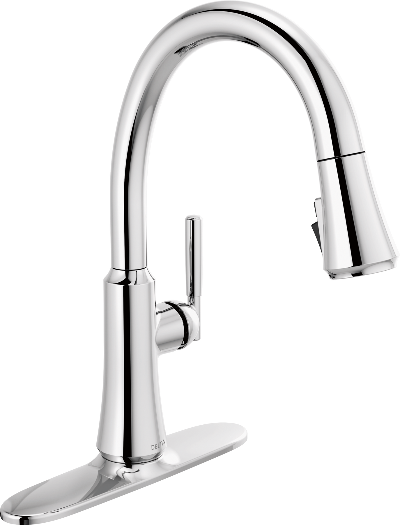 Single Handle Pull-Down Kitchen Faucet in Chrome — thumbnail 2