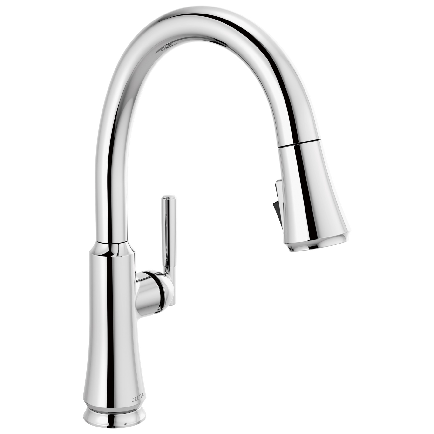 Single Handle Pull-Down Kitchen Faucet in Chrome