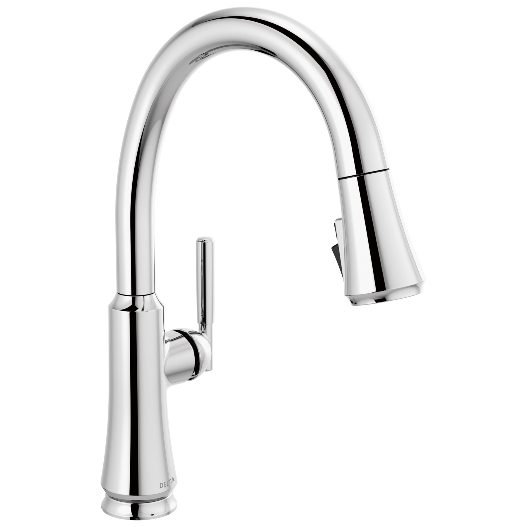 Single Handle Pull-Down Kitchen Faucet in Chrome — image 1