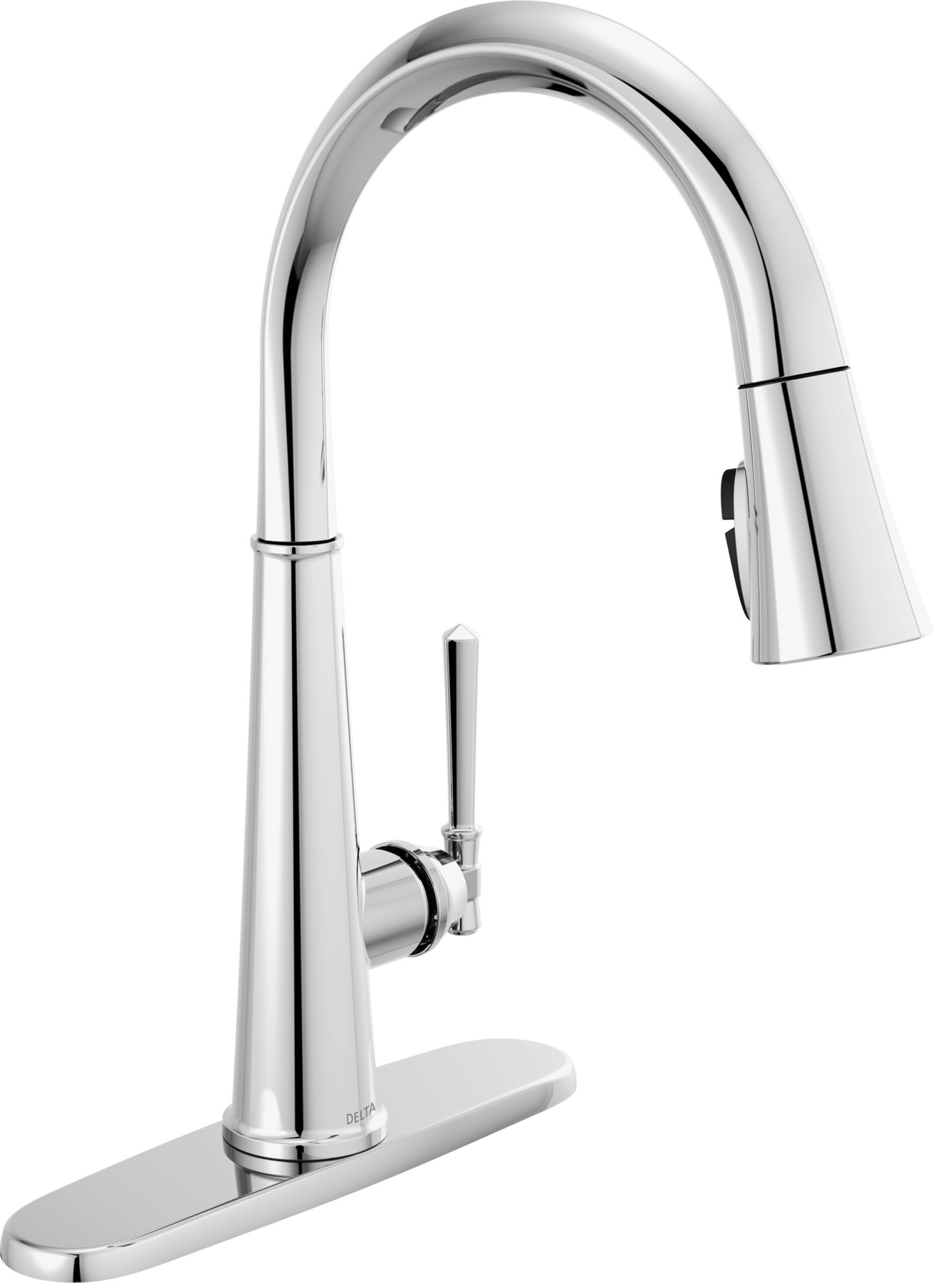 Single Handle Pull-Down Kitchen Faucet in Lumicoat® Chrome — thumbnail 2