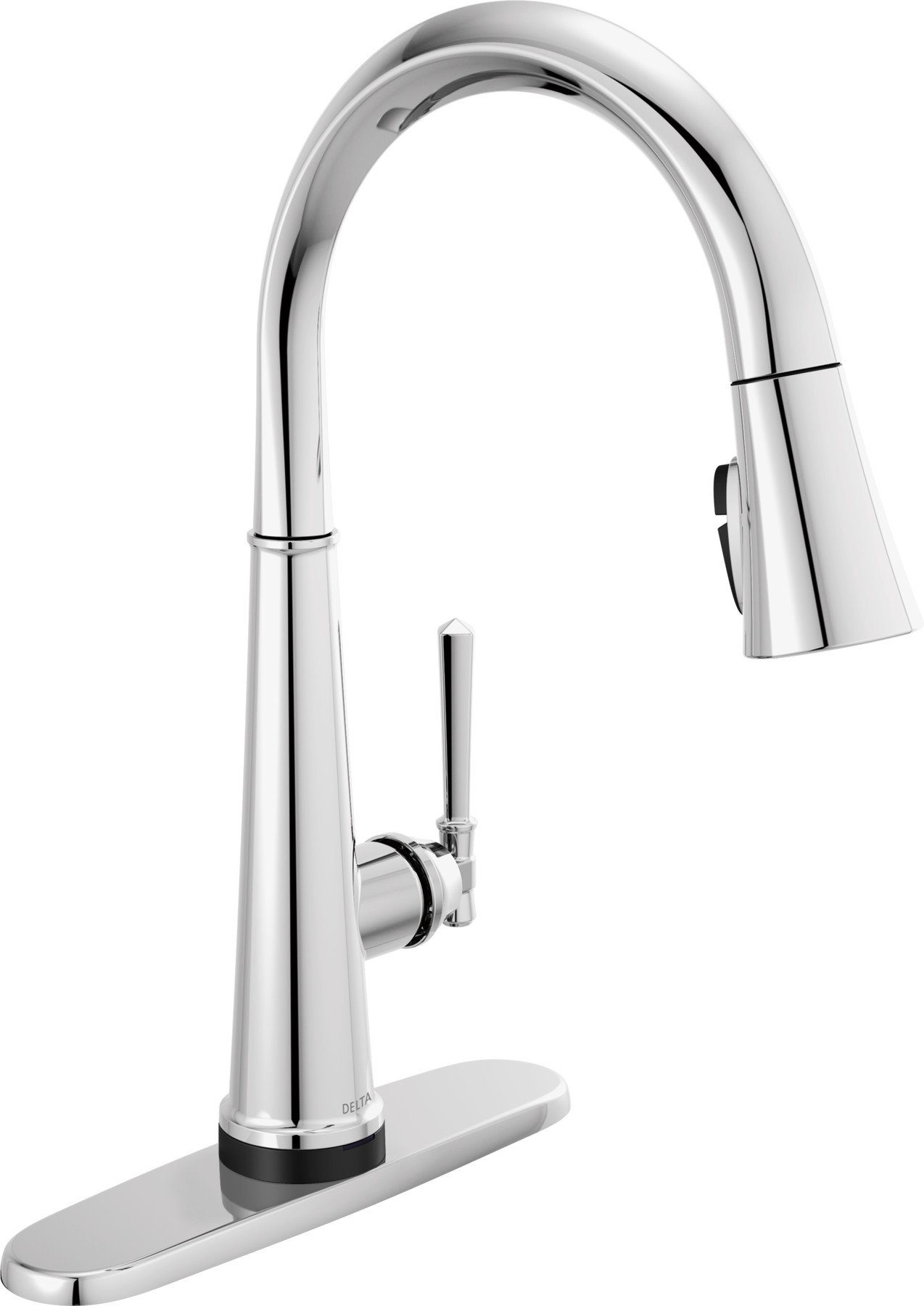 Single Handle Pull-Down Kitchen Faucet with Touch2O® Technology in Lumicoat® Chrome — thumbnail 3