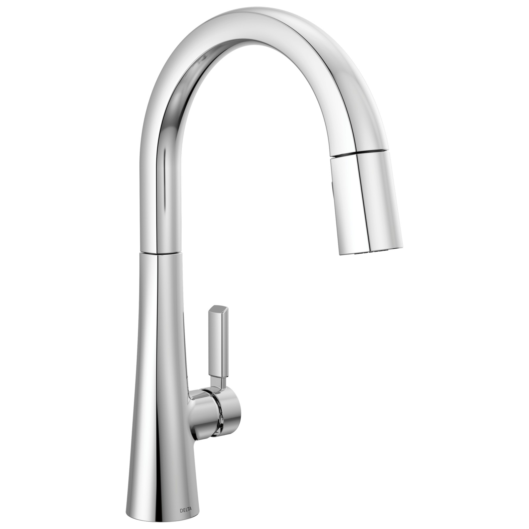 Single Handle Pull-Down Kitchen Faucet in Lumicoat® Chrome