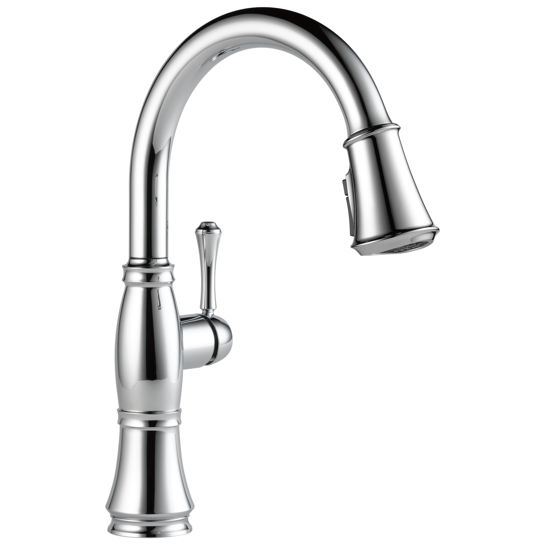 Single Handle Pull-Down Kitchen Faucet with ShieldSpray® Technology in Chrome — image 1