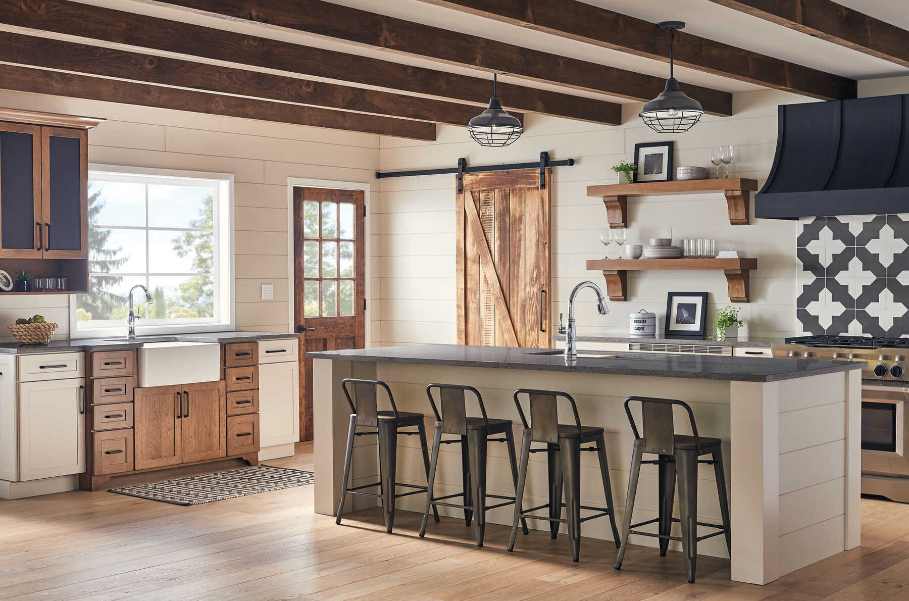 Single Handle Pull-Down Kitchen Faucet with ShieldSpray® Technology in Chrome — thumbnail 2