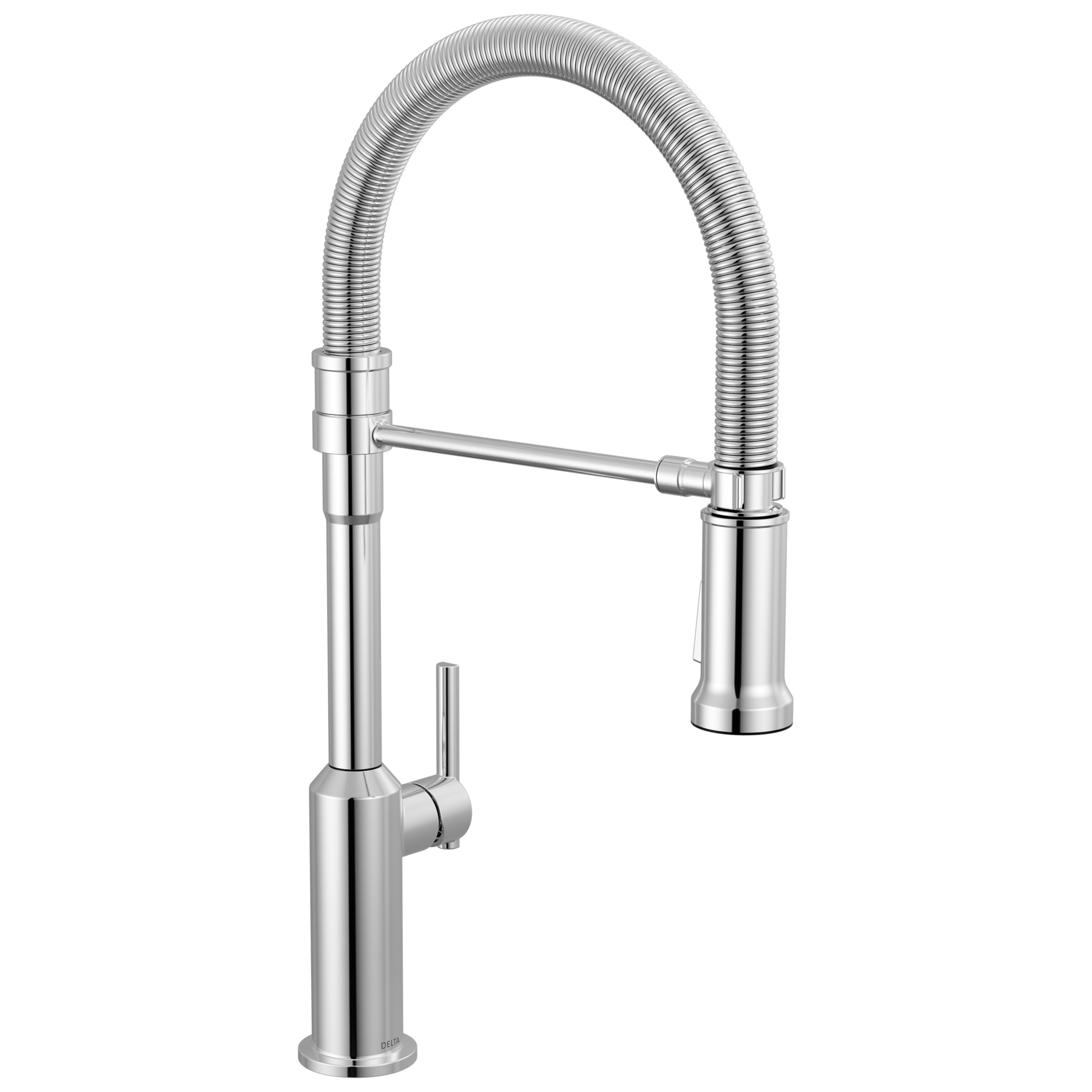 Single Handle Pull-Down Kitchen Faucet With Spring Spout in Lumicoat® Chrome — image 1