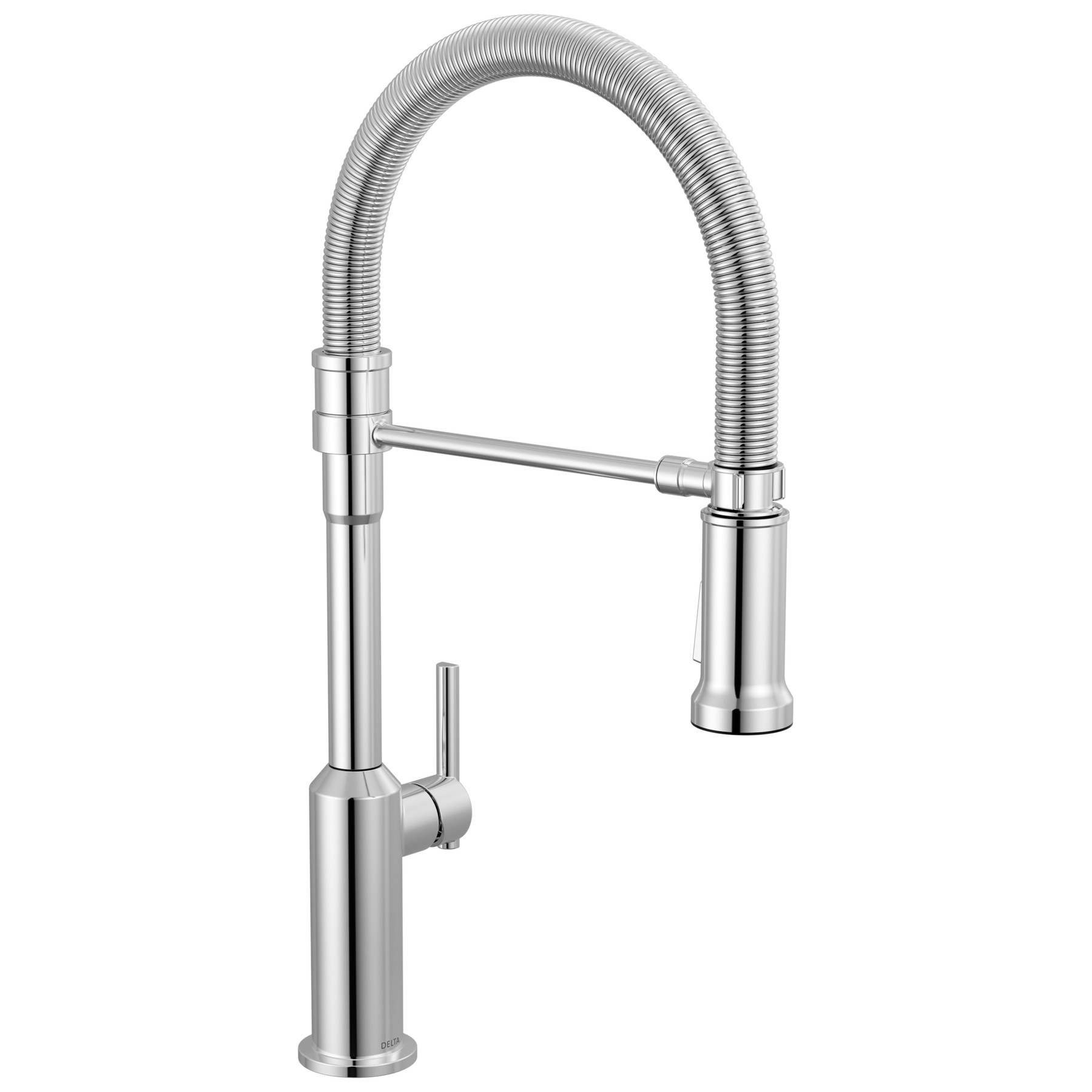 Single Handle Pull-Down Kitchen Faucet With Spring Spout in Lumicoat® Chrome — image 1