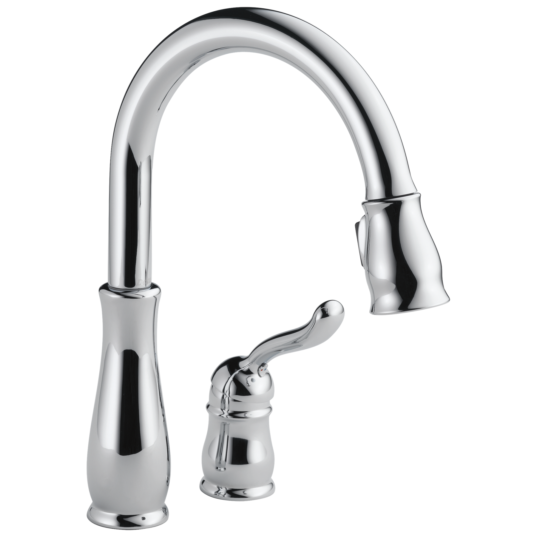 Single Handle Pull-Down Kitchen Faucet in Chrome — image 1