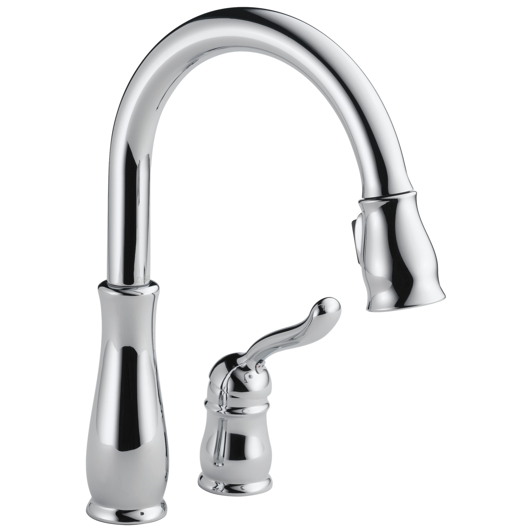 Single Handle Pull-Down Kitchen Faucet in Chrome — image 1