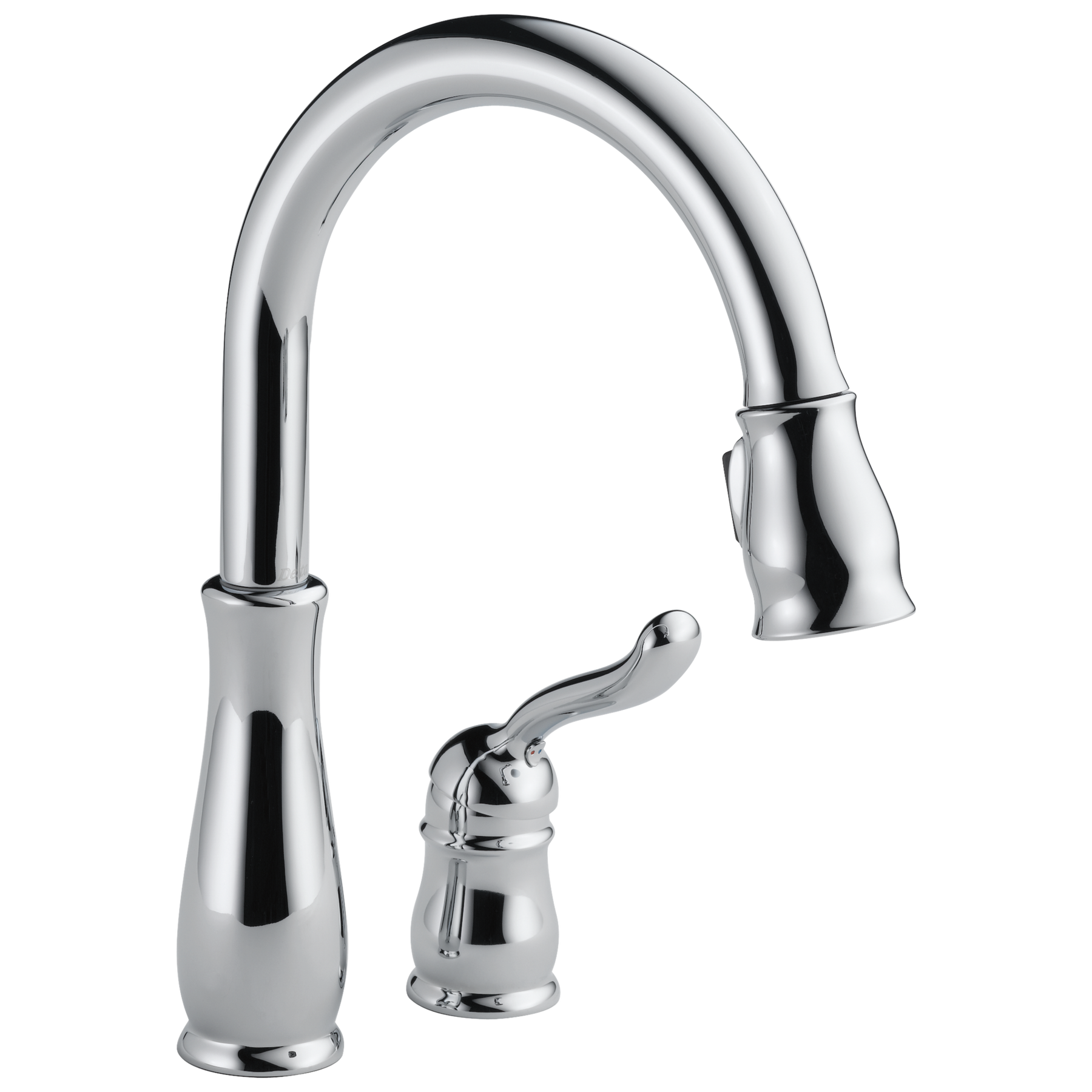 Single Handle Pull-Down Kitchen Faucet in Chrome — image 1