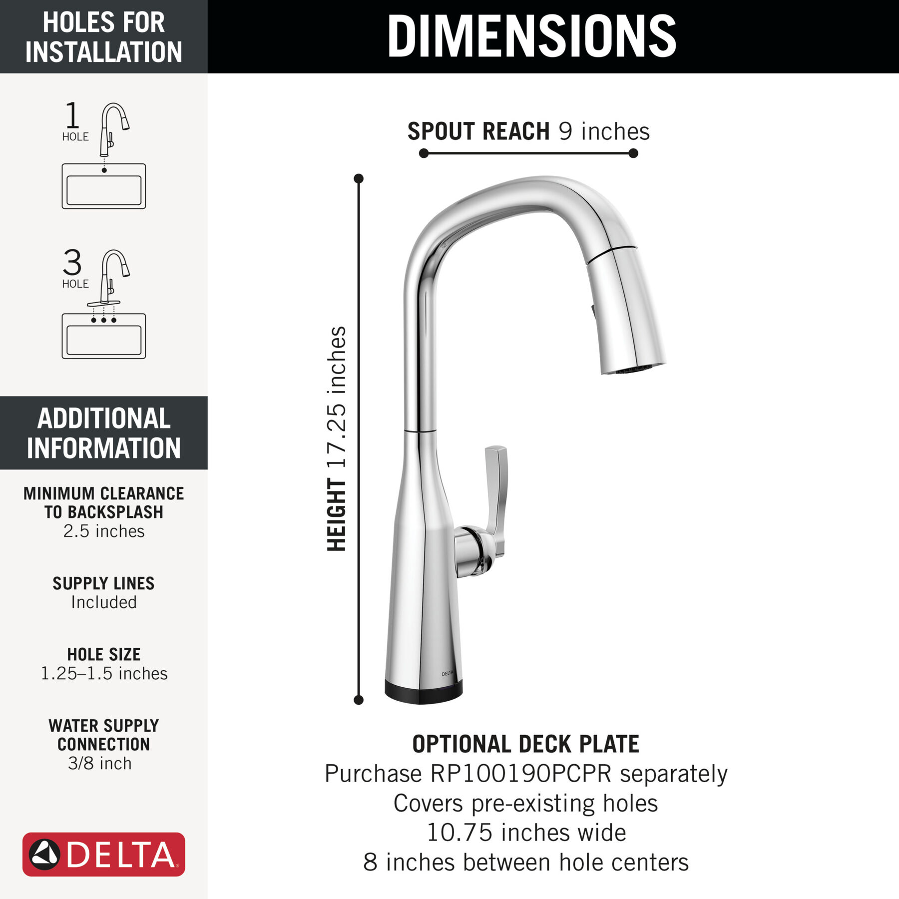 Touch2O® Technology Kitchen Faucet with Touchless Technology in Lumicoat® Chrome — thumbnail 2