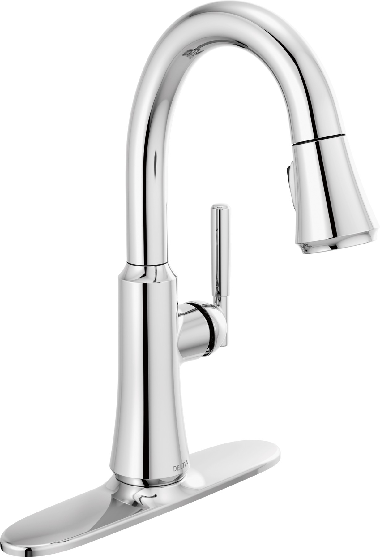 Single Handle Pull-Down Bar/Prep Faucet in Chrome — thumbnail 2