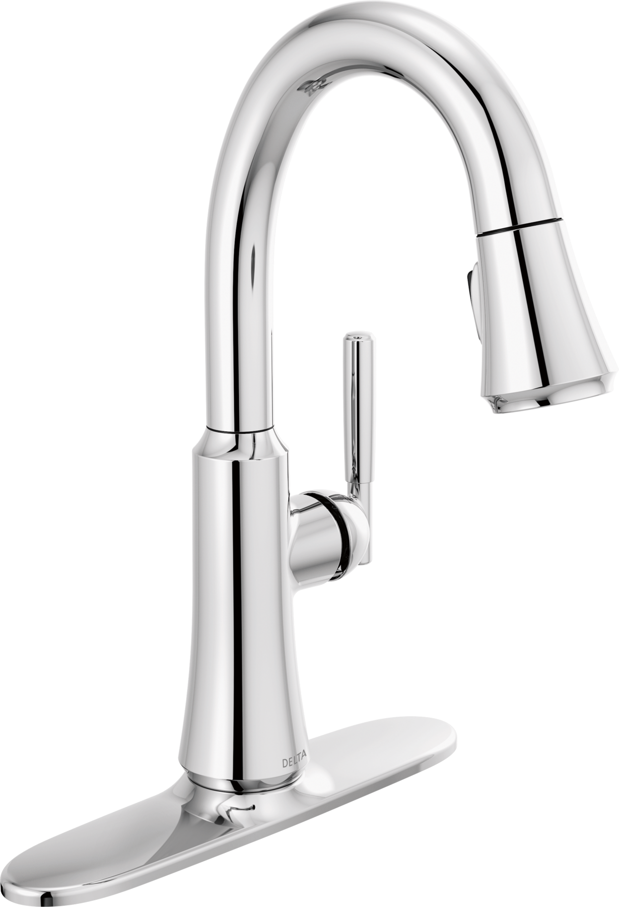 Single Handle Pull-Down Bar/Prep Faucet in Chrome — thumbnail 2