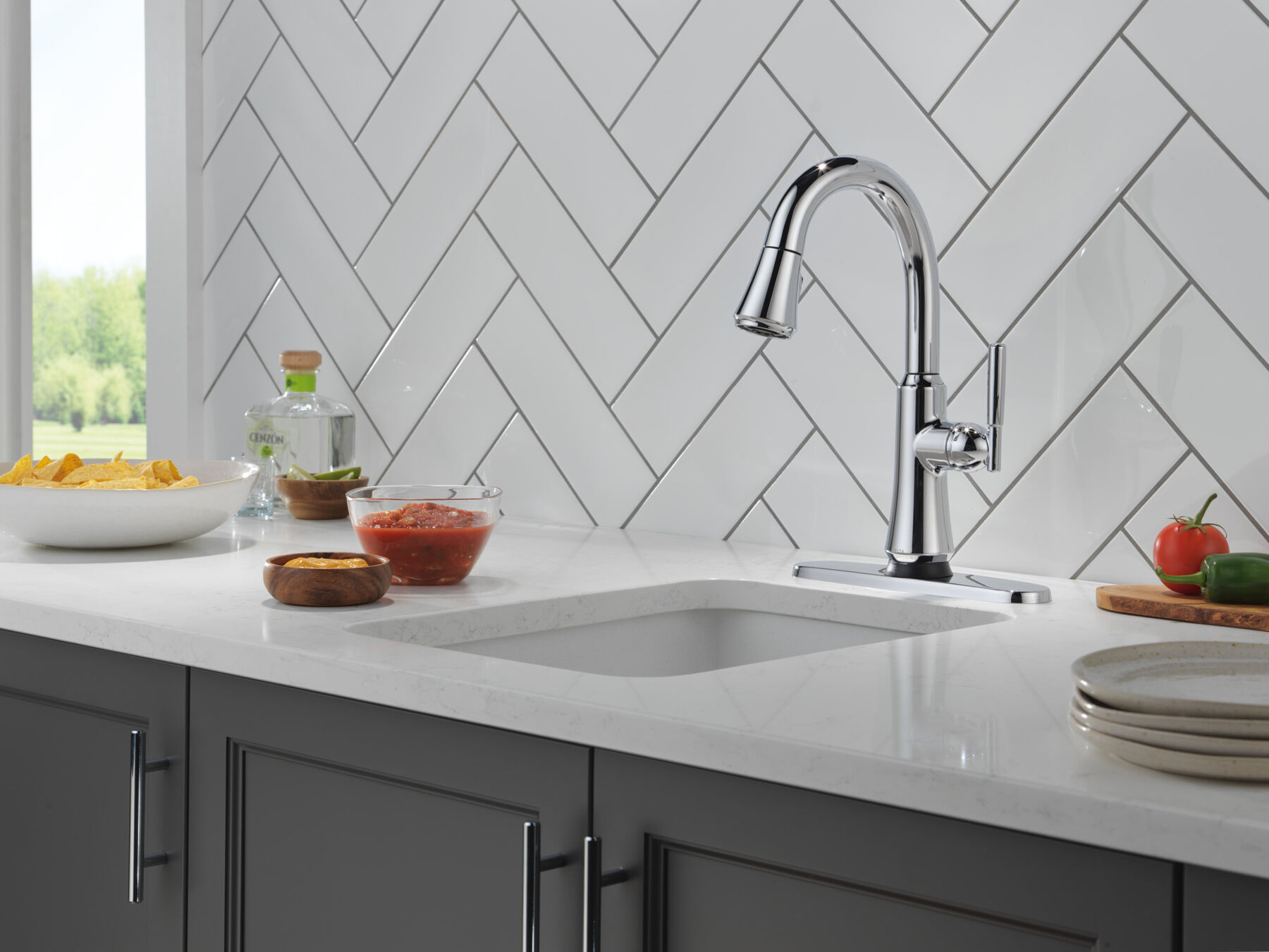 Touch2O® Bar / Prep Faucet with Touchless Technology in Chrome — thumbnail 3