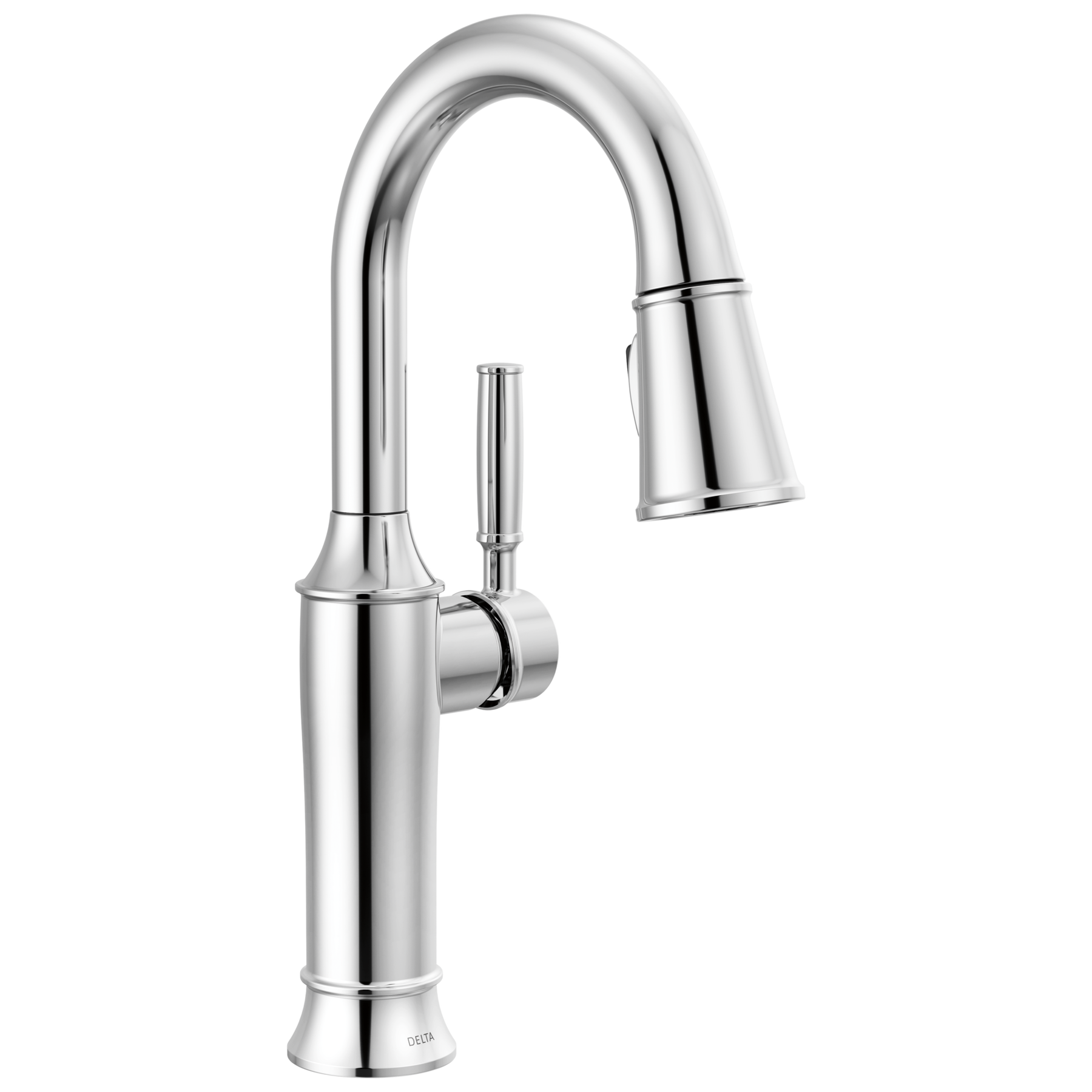Single Handle Pull-Down Bar / Prep Faucet in Lumicoat® Chrome
