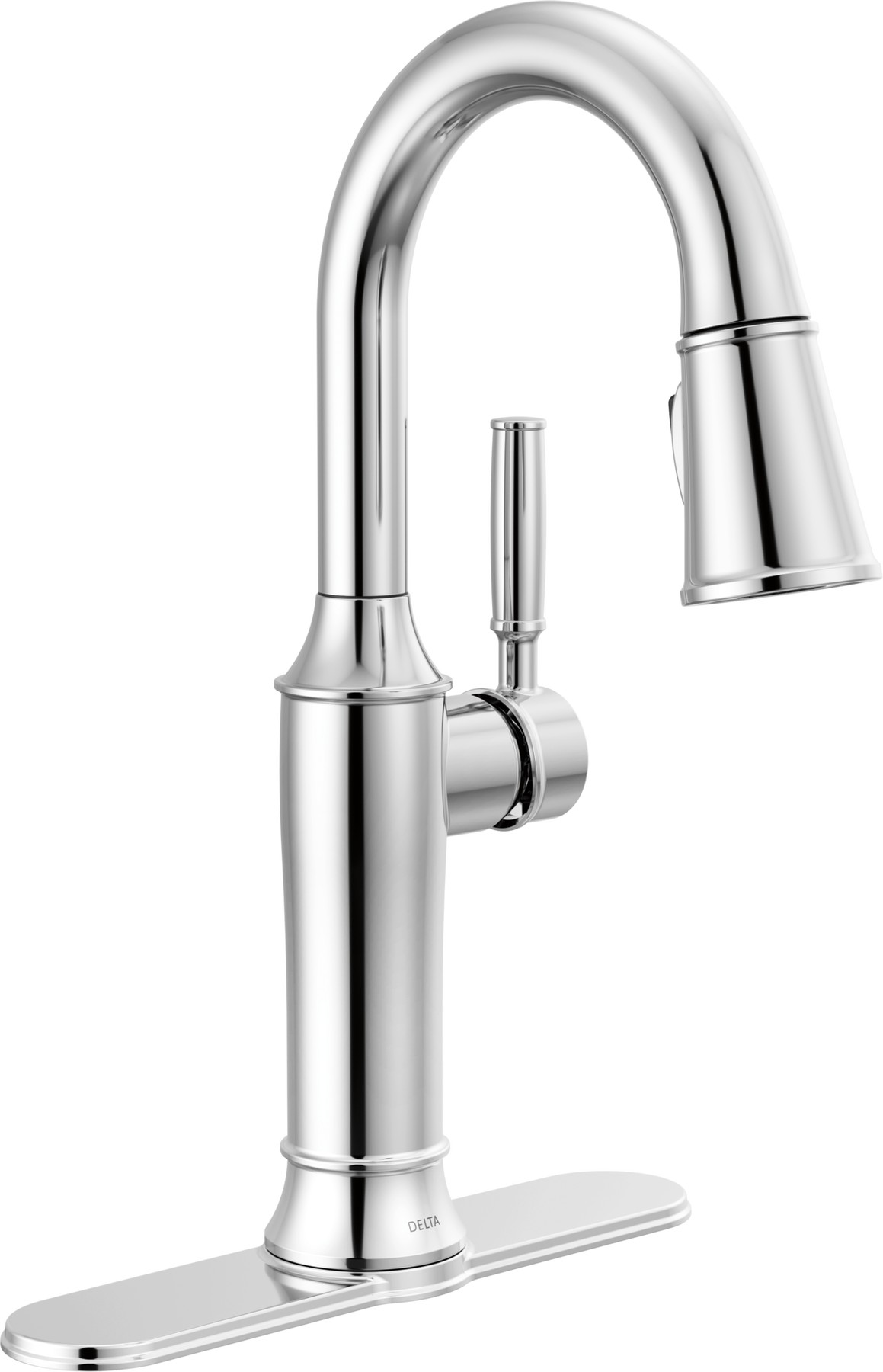 Single Handle Pull-Down Bar / Prep Faucet in Lumicoat® Chrome — thumbnail 2