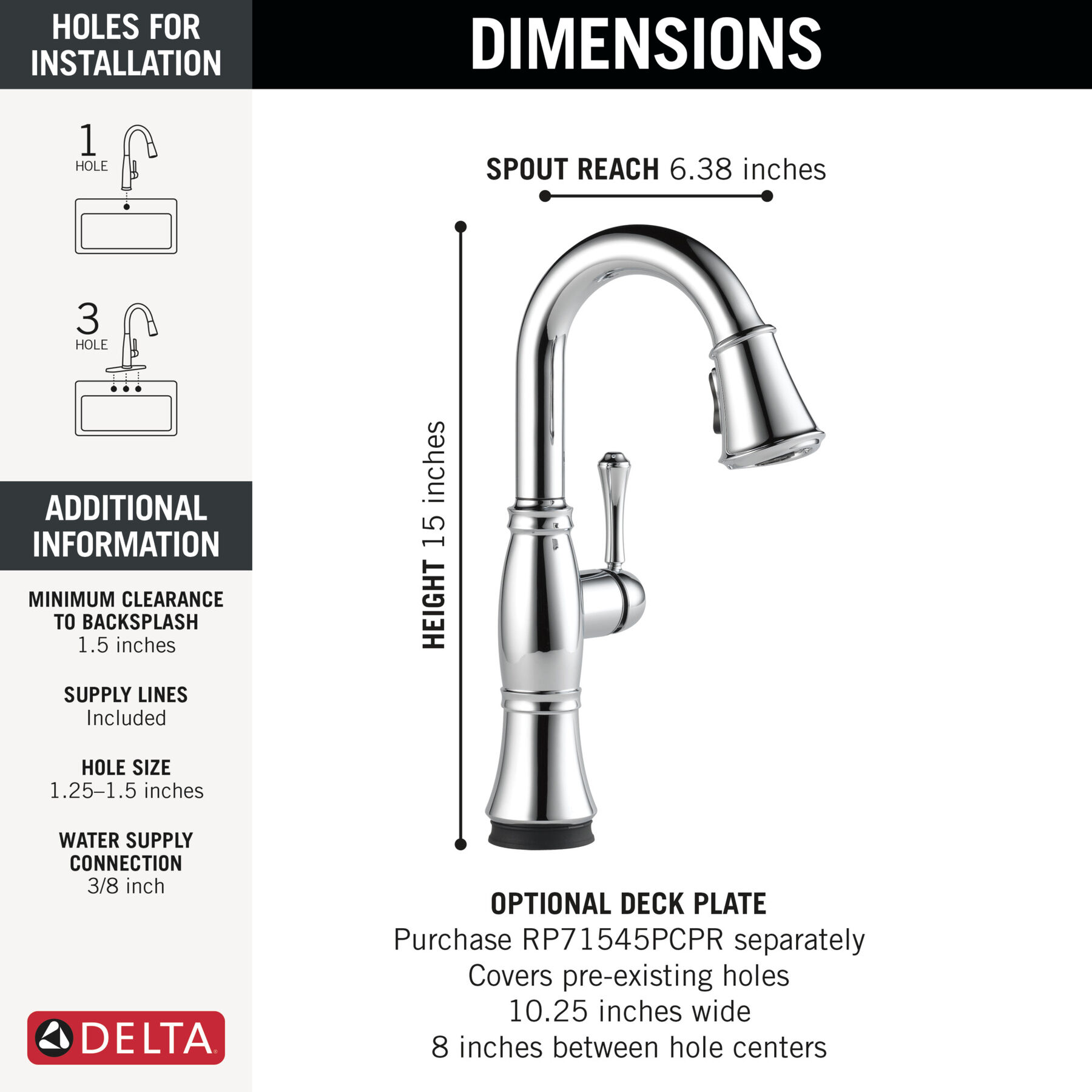 Touch2O® Bar / Prep Faucet with Touchless Technology in Lumicoat® Chrome — thumbnail 2
