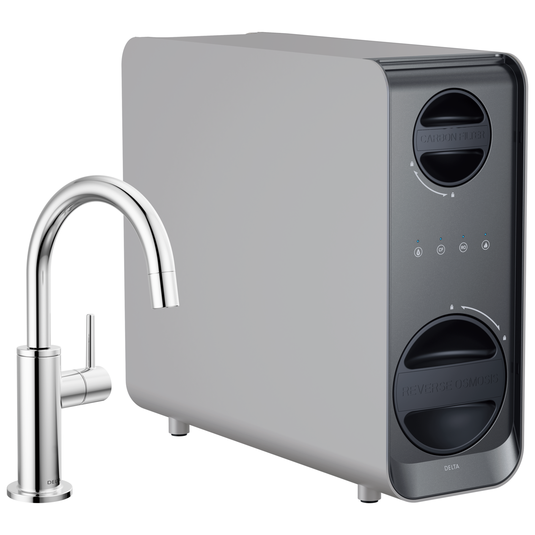 Tankless Under Sink 6-Stage Reverse Osmosis System with Beverage Faucet Bundle in Chrome — image 1