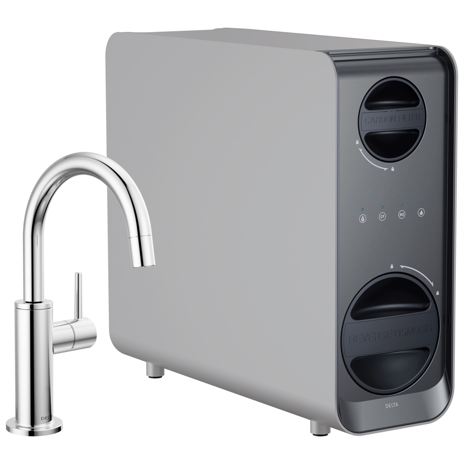 Tankless Under Sink 6-Stage Reverse Osmosis System with Beverage Faucet Bundle in Chrome — image 1