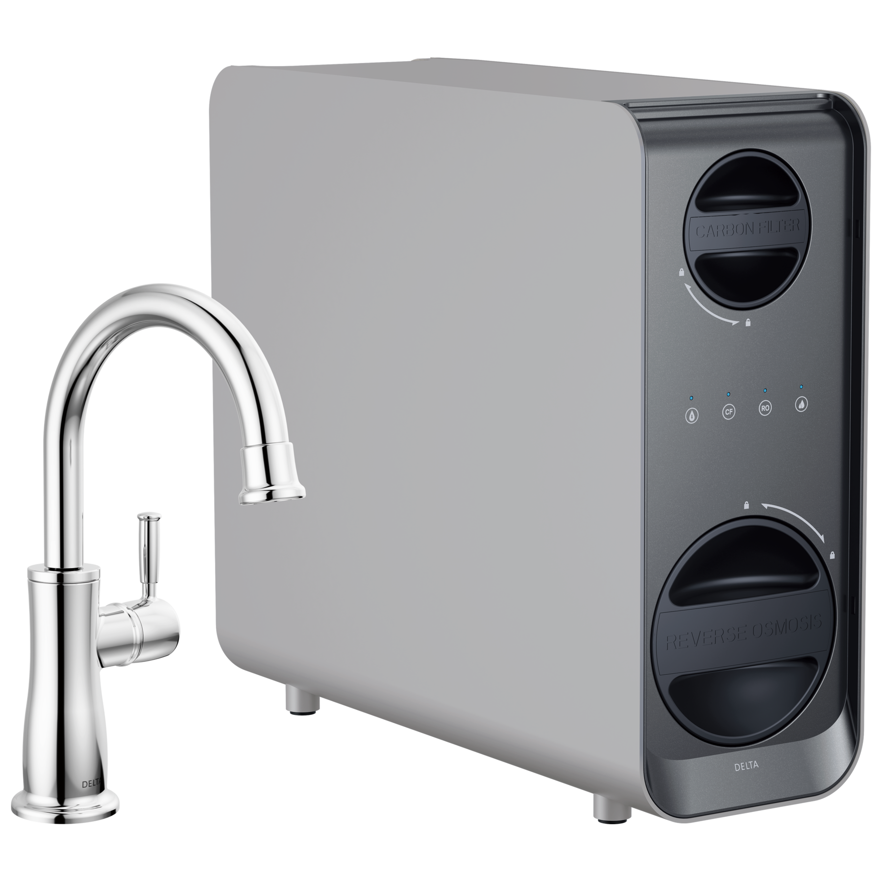 Tankless Under Sink 6-Stage Reverse Osmosis System with Beverage Faucet Bundle in Chrome — image 1