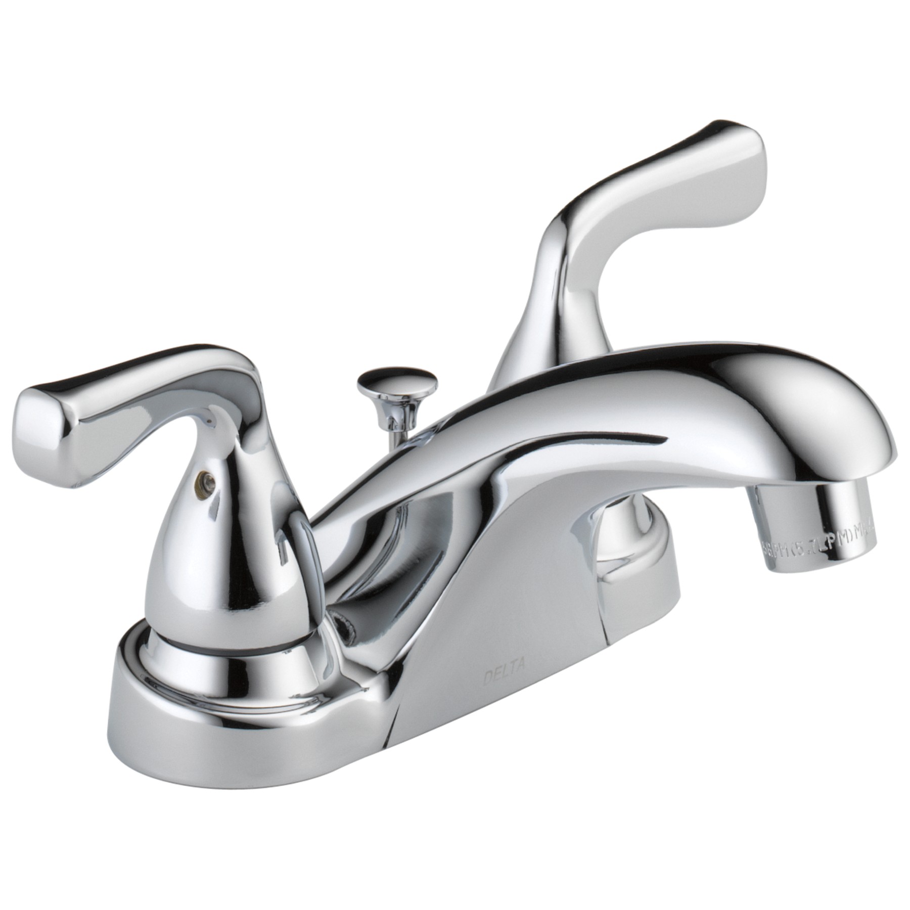 Two Handle Centerset Bathroom Faucet in Chrome