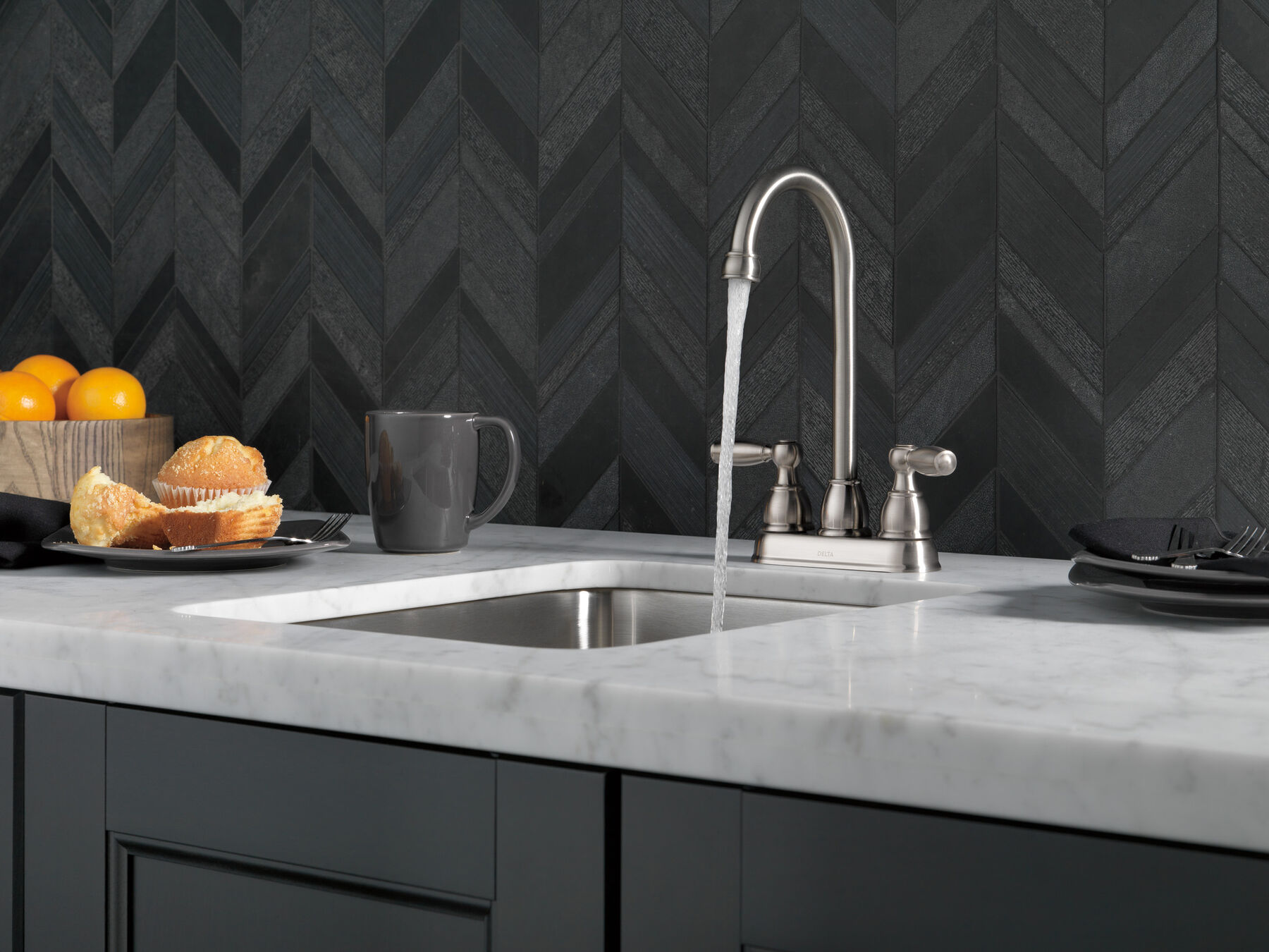 Two Handle Bar / Prep Faucet in Stainless — thumbnail 3