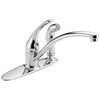 Single Handle Kitchen Faucet with Integral Spray in Chrome B3310LF — thumbnail 2