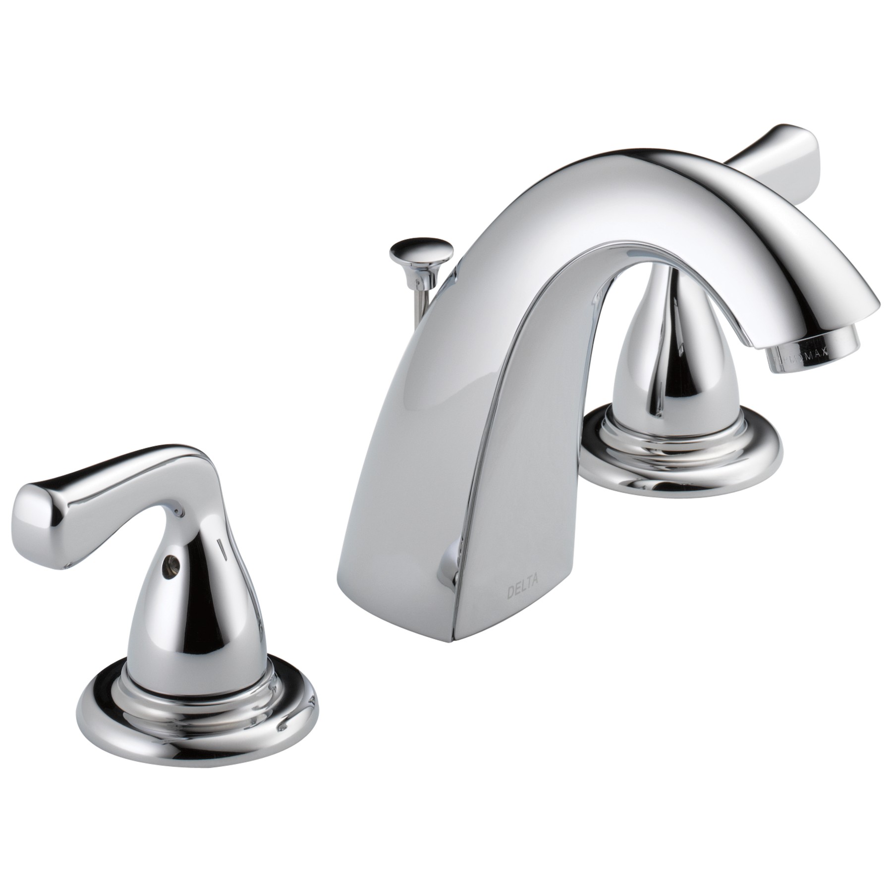 Two Handle Widespread Bathroom Faucet in Chrome