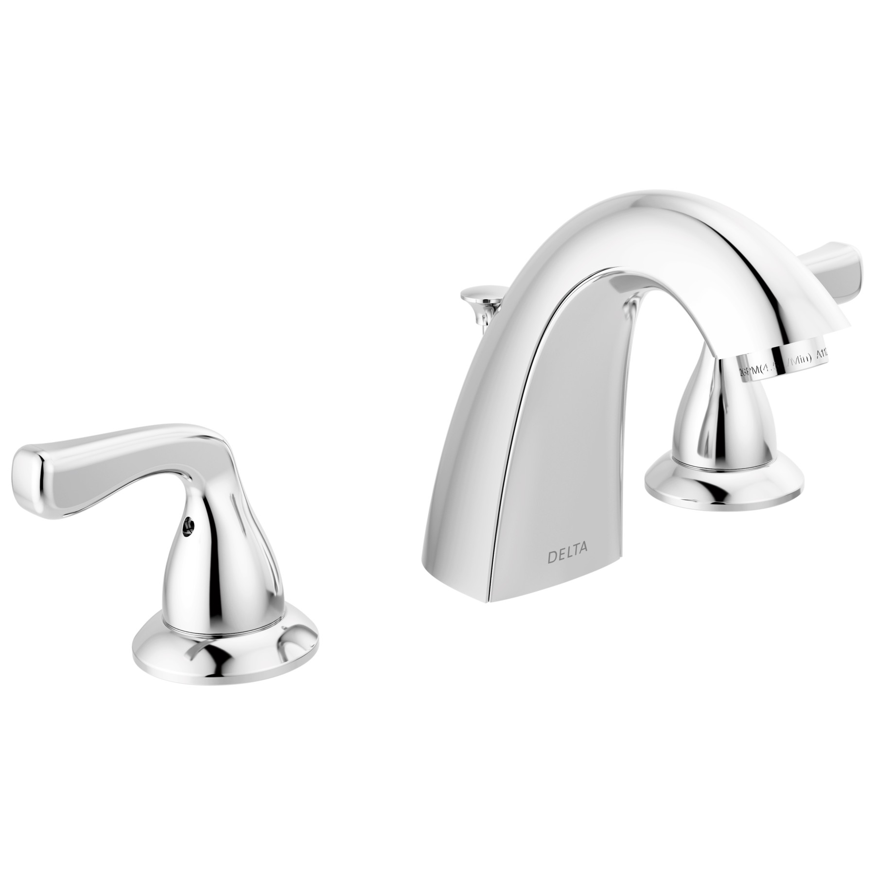 Two Handle Widespread Bathroom Faucet in Chrome