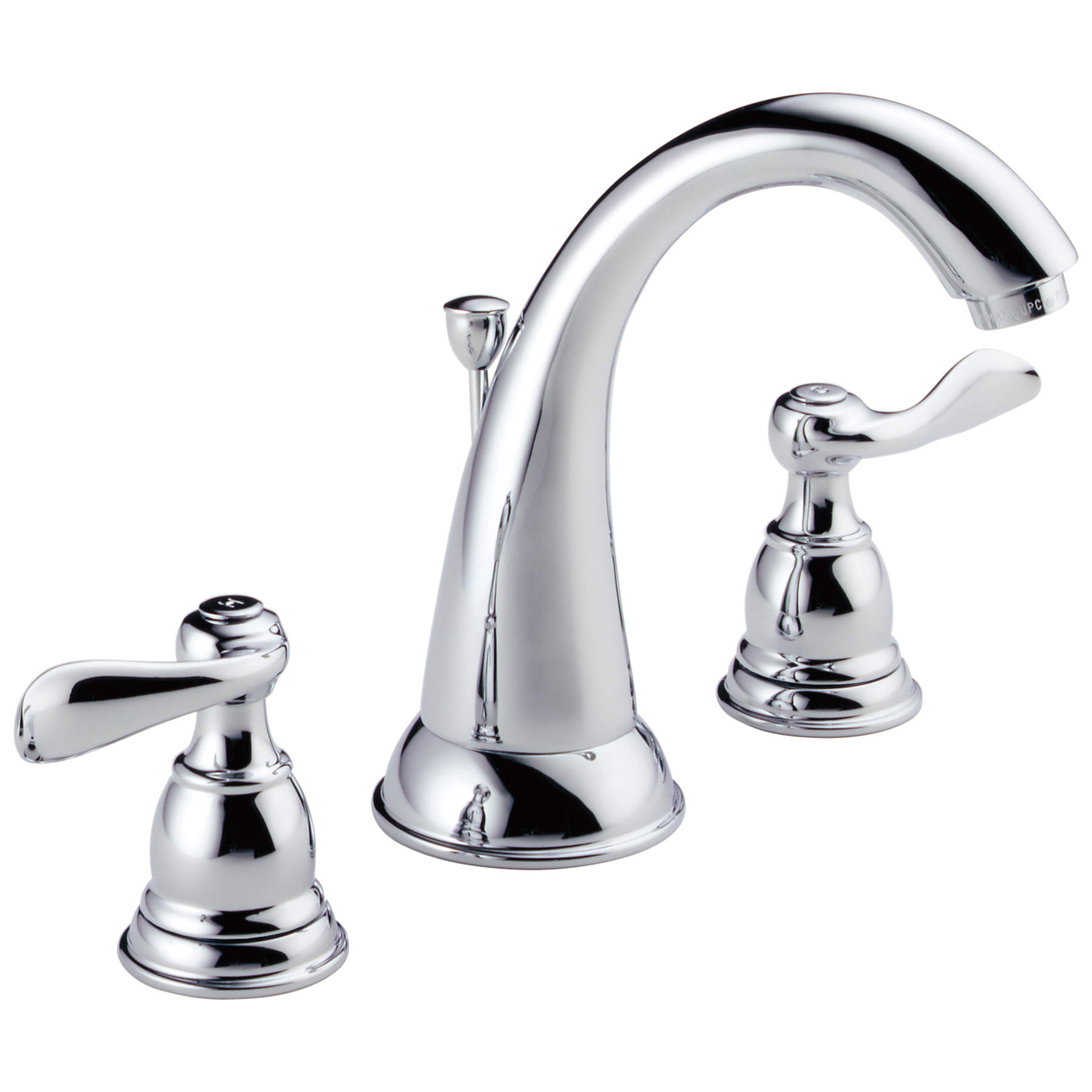 Two Handle Widespread Bathroom Faucet in Chrome B3596LF — thumbnail 3