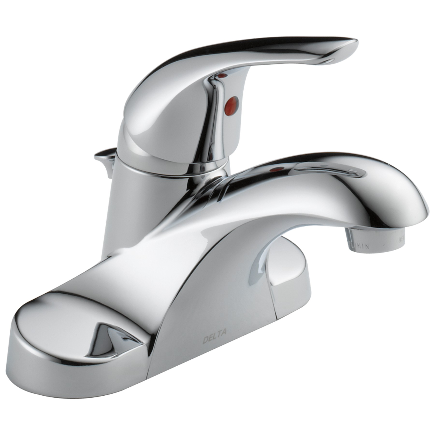 Single Handle Centerset Bathroom Faucet in Chrome