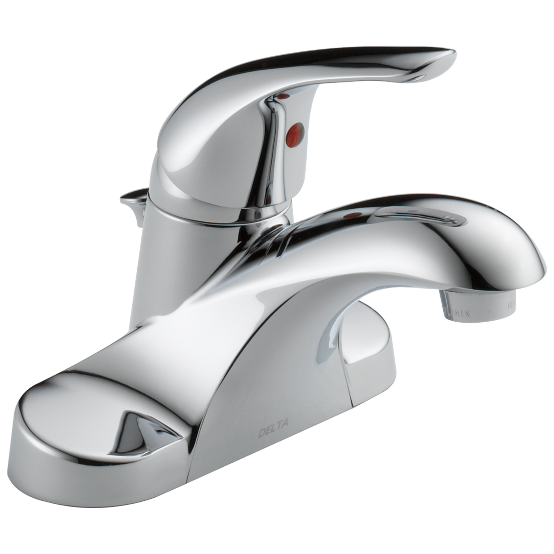 Single Handle Centerset Bathroom Faucet in Chrome — image 1