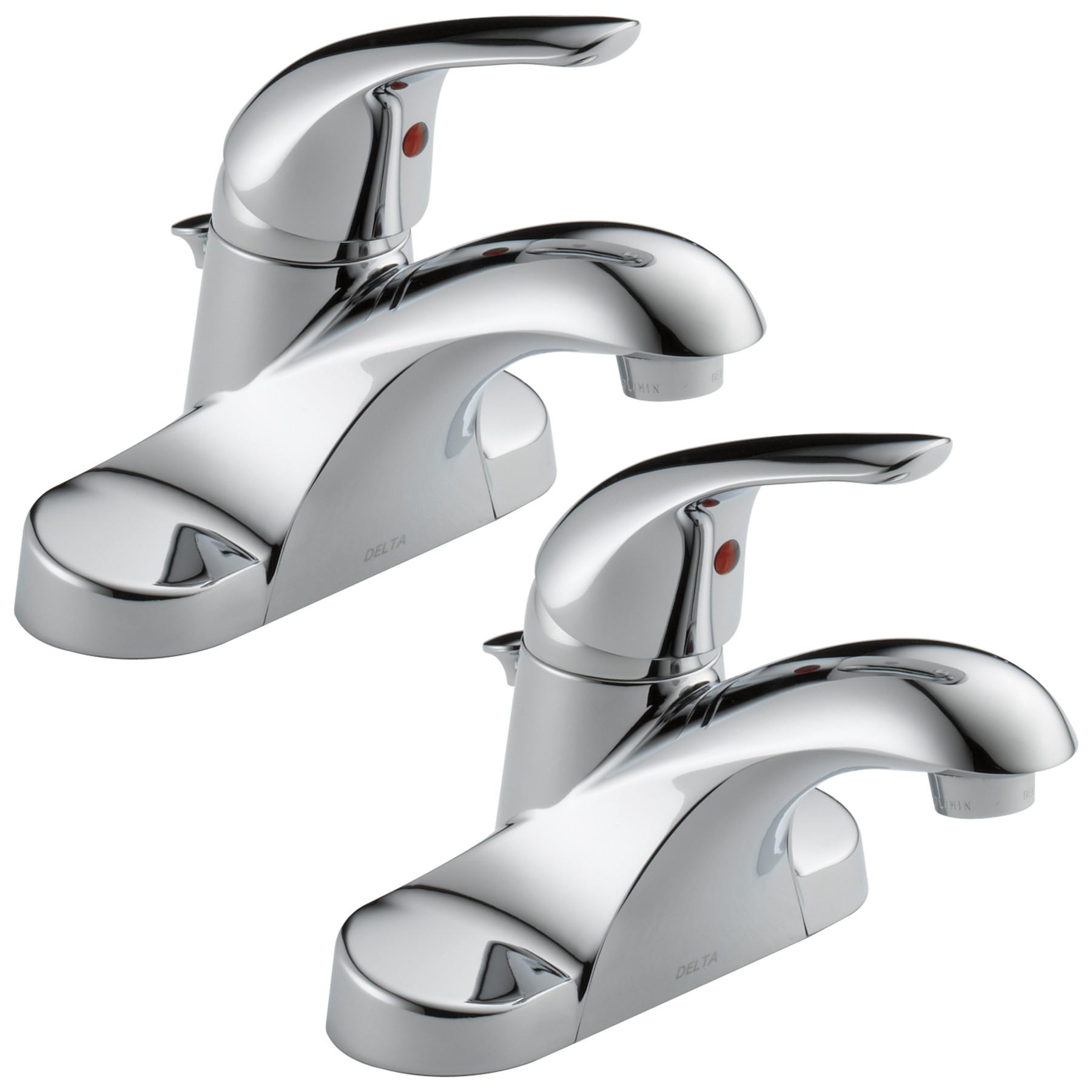 Single Handle Centerset Bathroom Faucet in Chrome