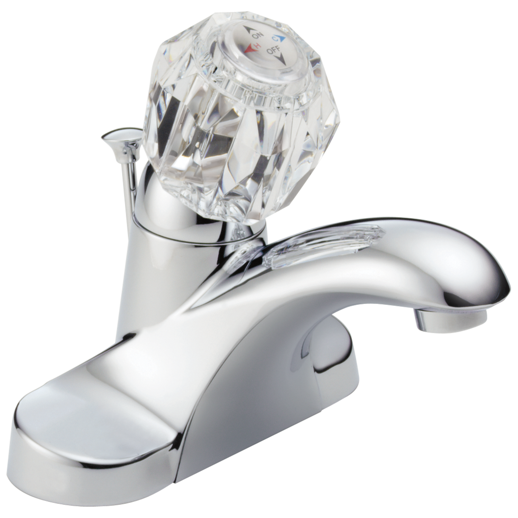 Single Handle Centerset Bathroom Faucet in Chrome B512LF — image 1