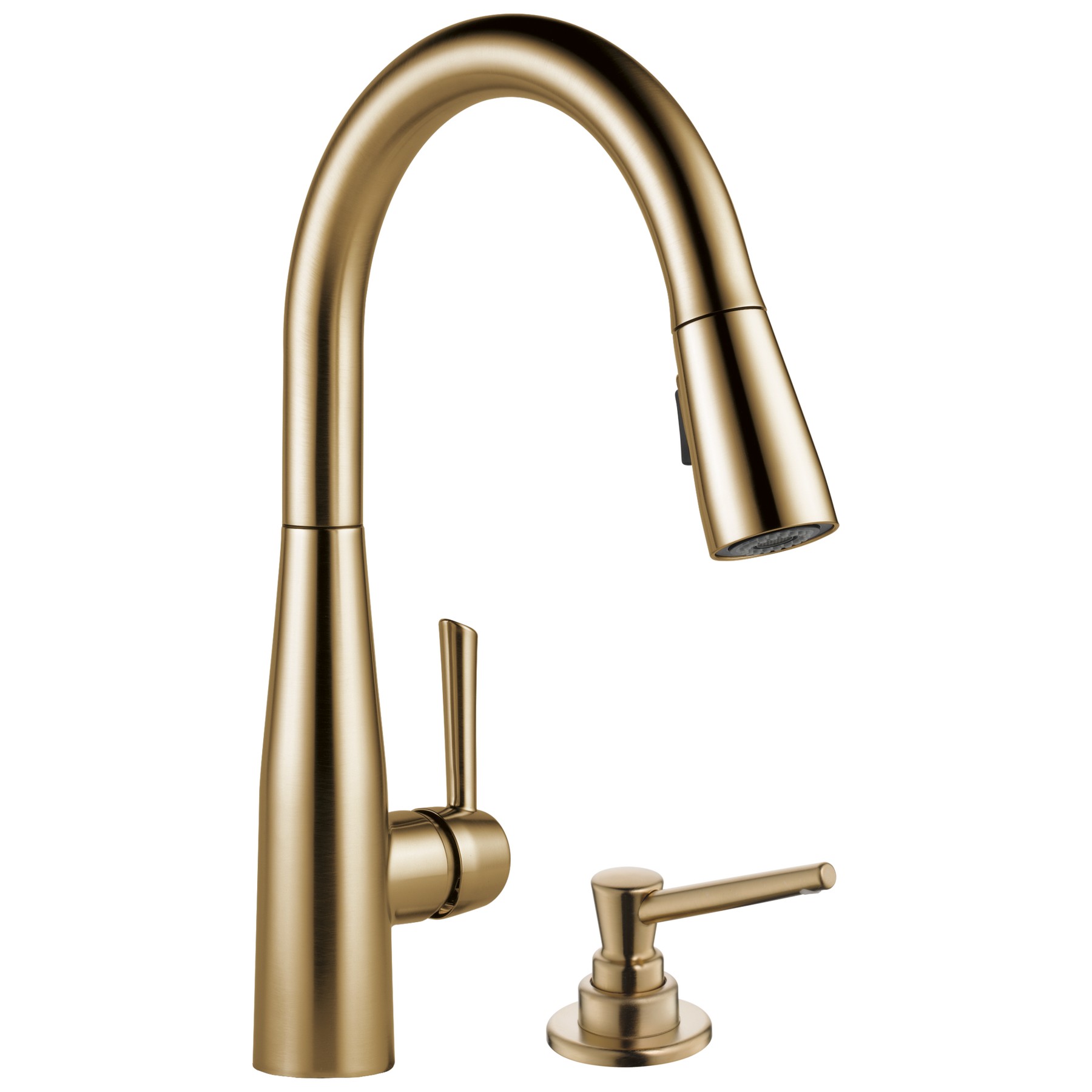 Pull-Down Kitchen with Soap Disp Bundle in Champagne Bronze