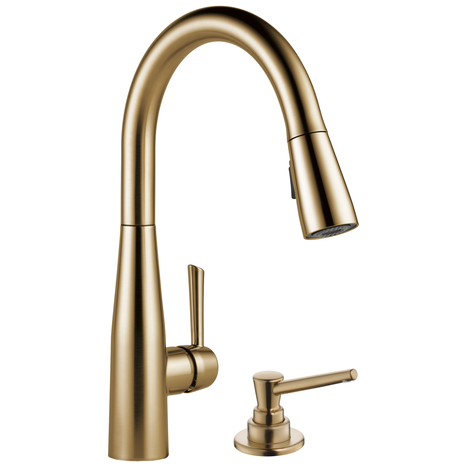Pull-Down Kitchen with Soap Disp Bundle in Champagne Bronze