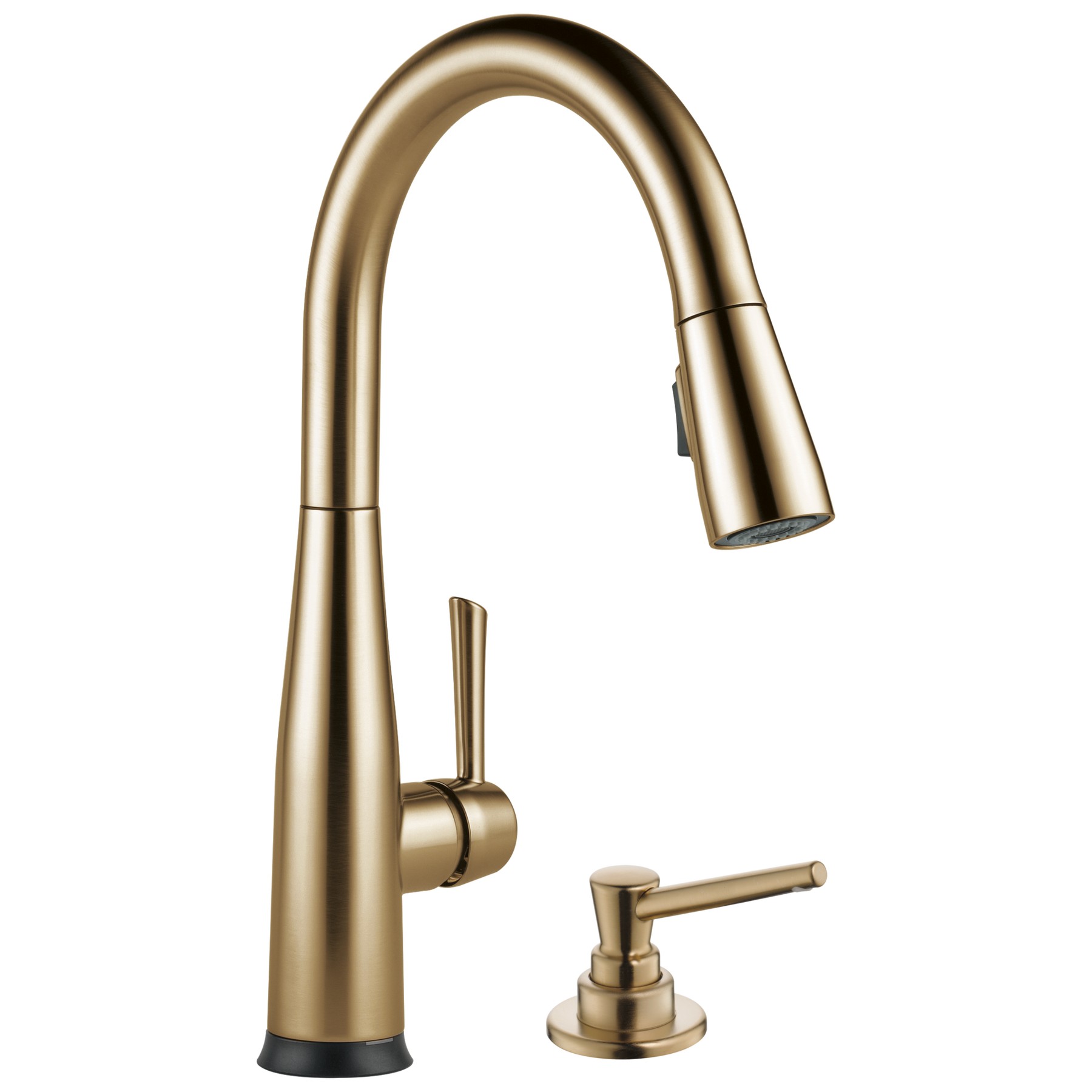 Touch2O Pull-Down Kitchen with Soap Disp Bundle in Champagne Bronze