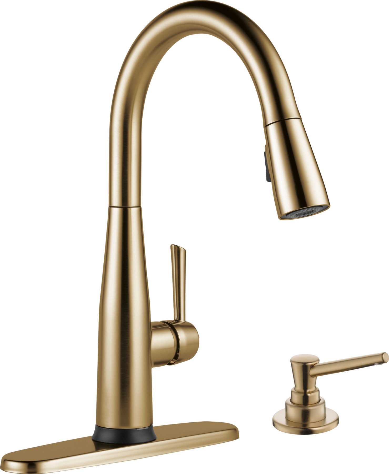 Touch2O Pull-Down Kitchen with Soap Disp Bundle in Champagne Bronze — thumbnail 2